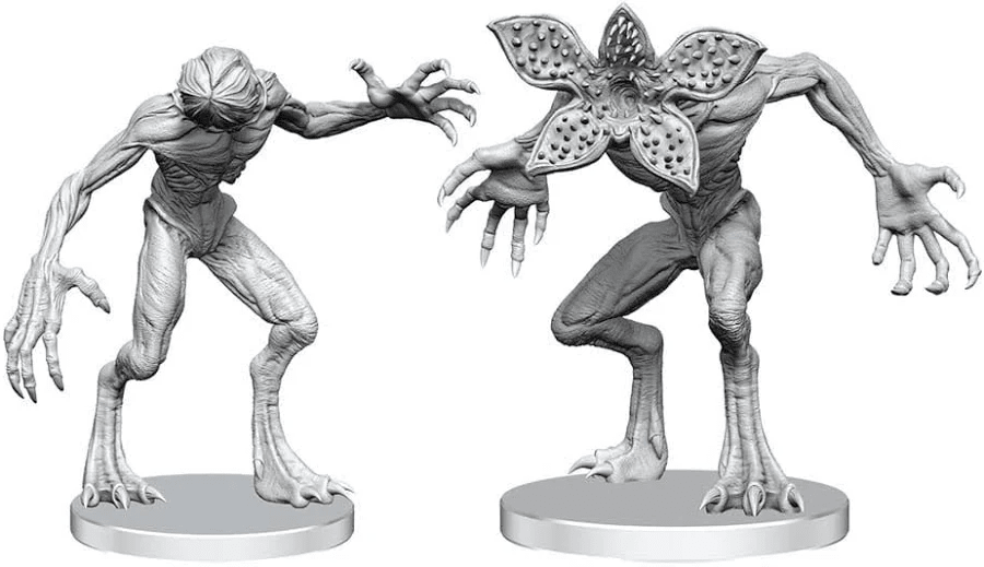 Stranger Things Unpainted Miniatures: Demogorgons - The Feisty Goblin Gamehouse -