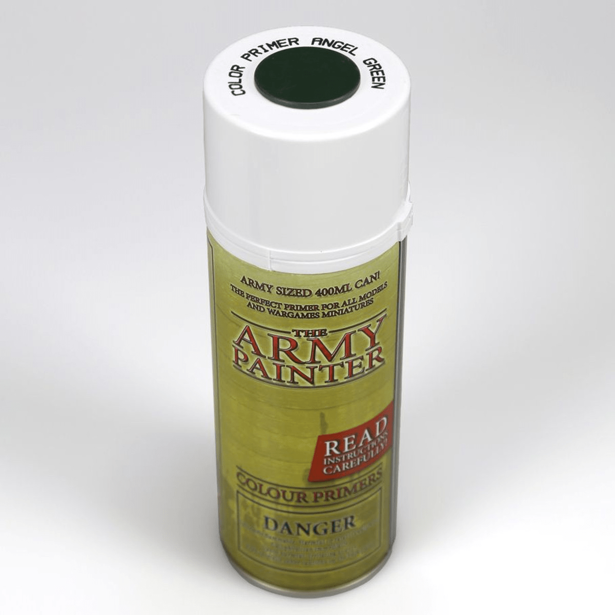 The Army Painter - Primer: Colour Angel Green (400ml) - The Feisty Goblin Gamehouse -