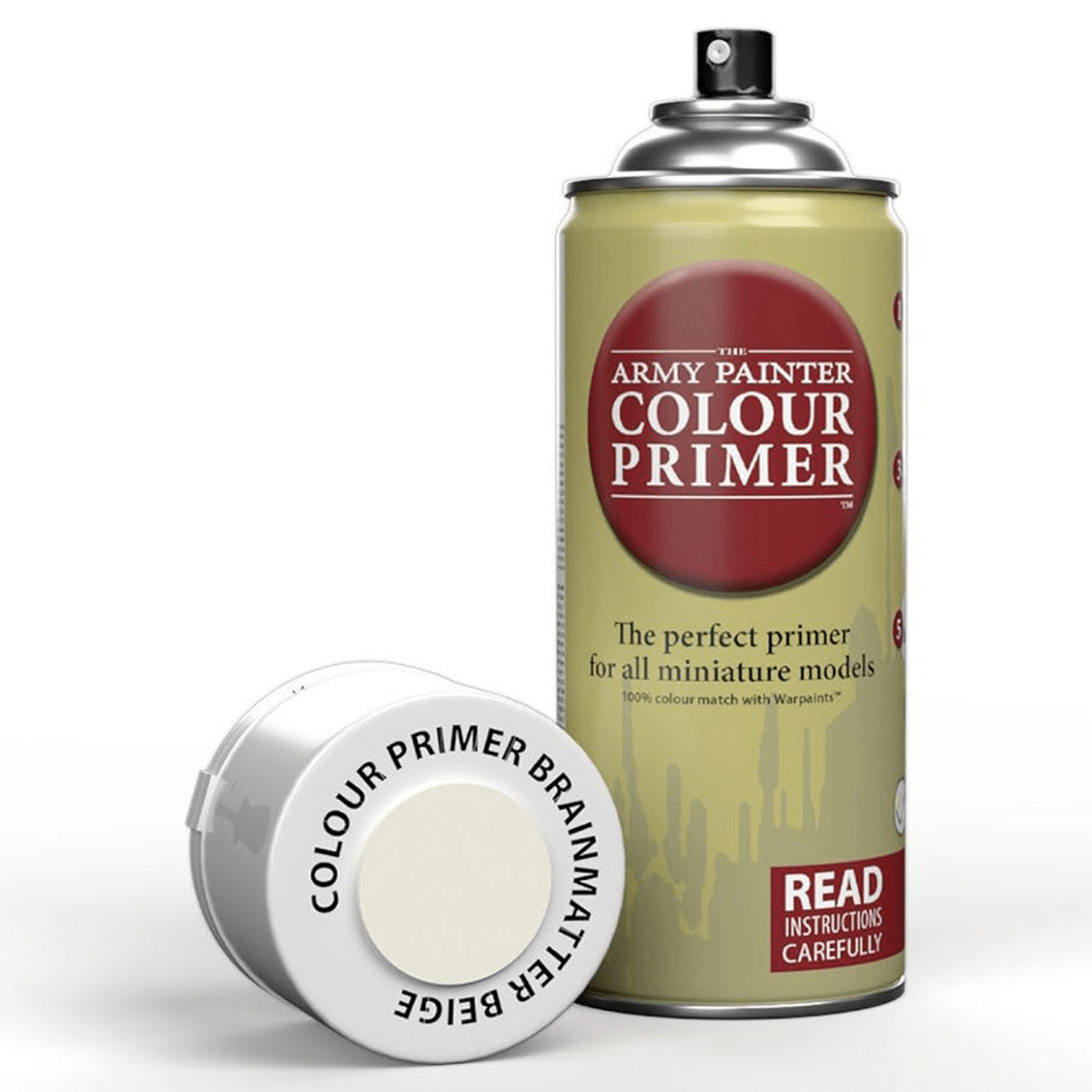 The Army Painter - Primer: Colour Brainmatter Beige (400ml) - The Feisty Goblin Gamehouse -