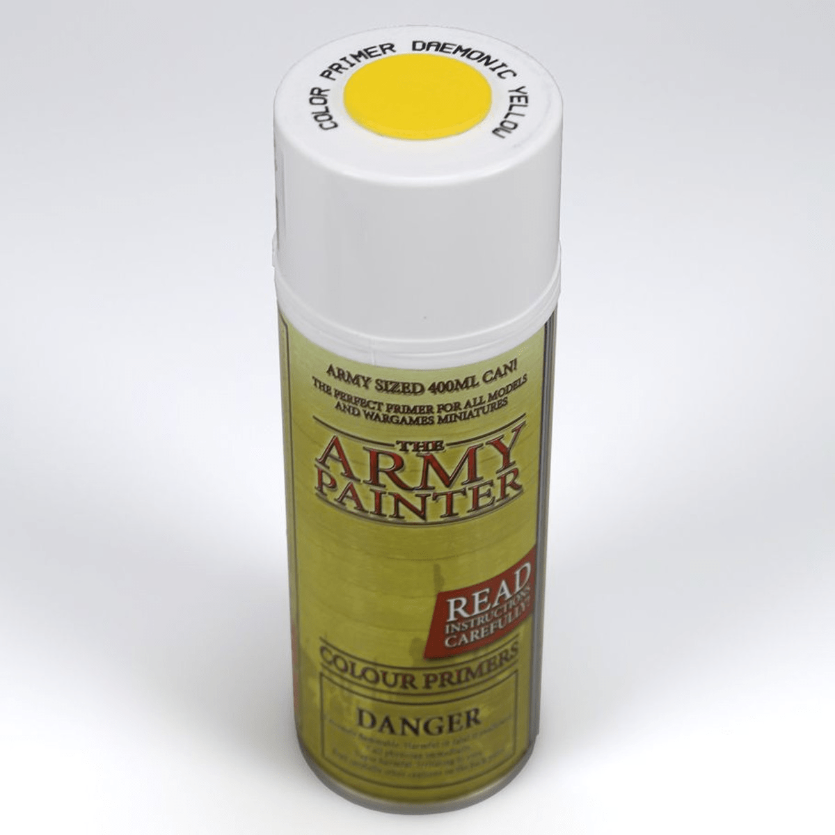 The Army Painter - Primer: Colour Daemonic Yellow (400ml) - The Feisty Goblin Gamehouse -
