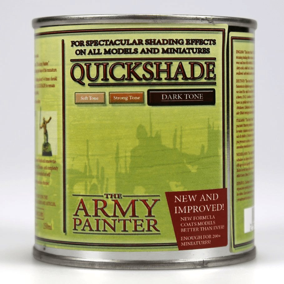 The Army Painter - Quickshade: Dark Tone (250ml) - The Feisty Goblin Gamehouse -