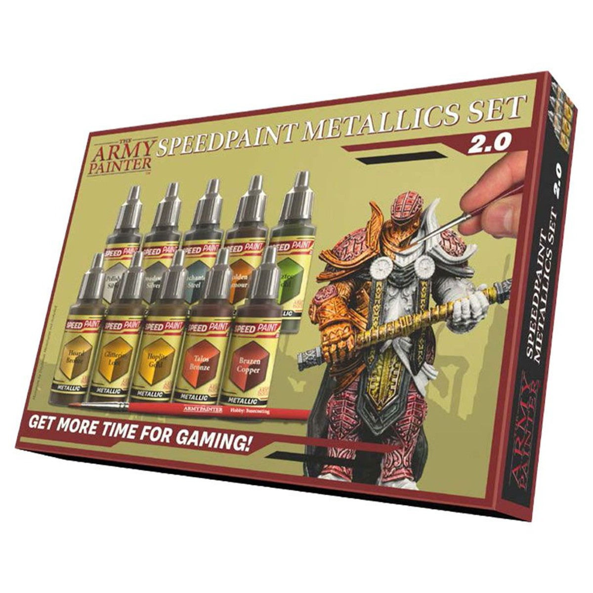 The Army Painter - Speedpaint 2.0: Speedpaint Metallics Set 2 - The Feisty Goblin Gamehouse -