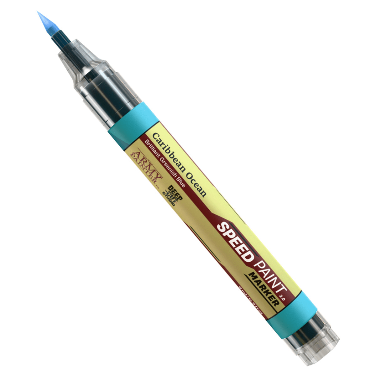 The Army Painter - Speedpaint Marker: Caribbean Ocean (6ml) - The Feisty Goblin Gamehouse -