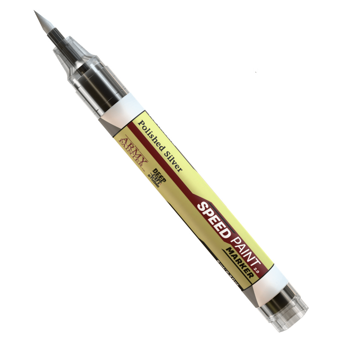 The Army Painter - Speedpaint Marker: Polished Silver (6ml) - The Feisty Goblin Gamehouse -