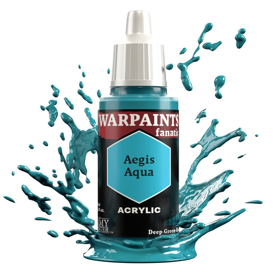 The Army Painter - Warpaints Fanatic: Aegis Aqua (18ml) - The Feisty Goblin Gamehouse -