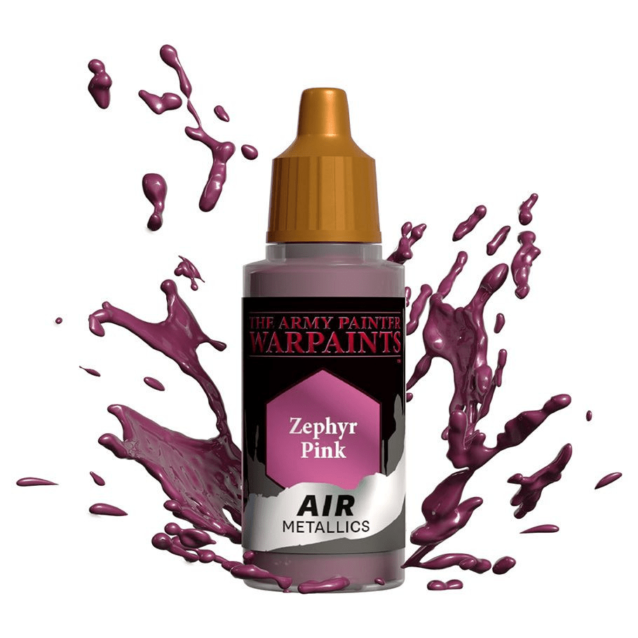 The Army Painter - Warpaints Fanatic Air Metallic: Zephyr Pink (18ml) - The Feisty Goblin Gamehouse -