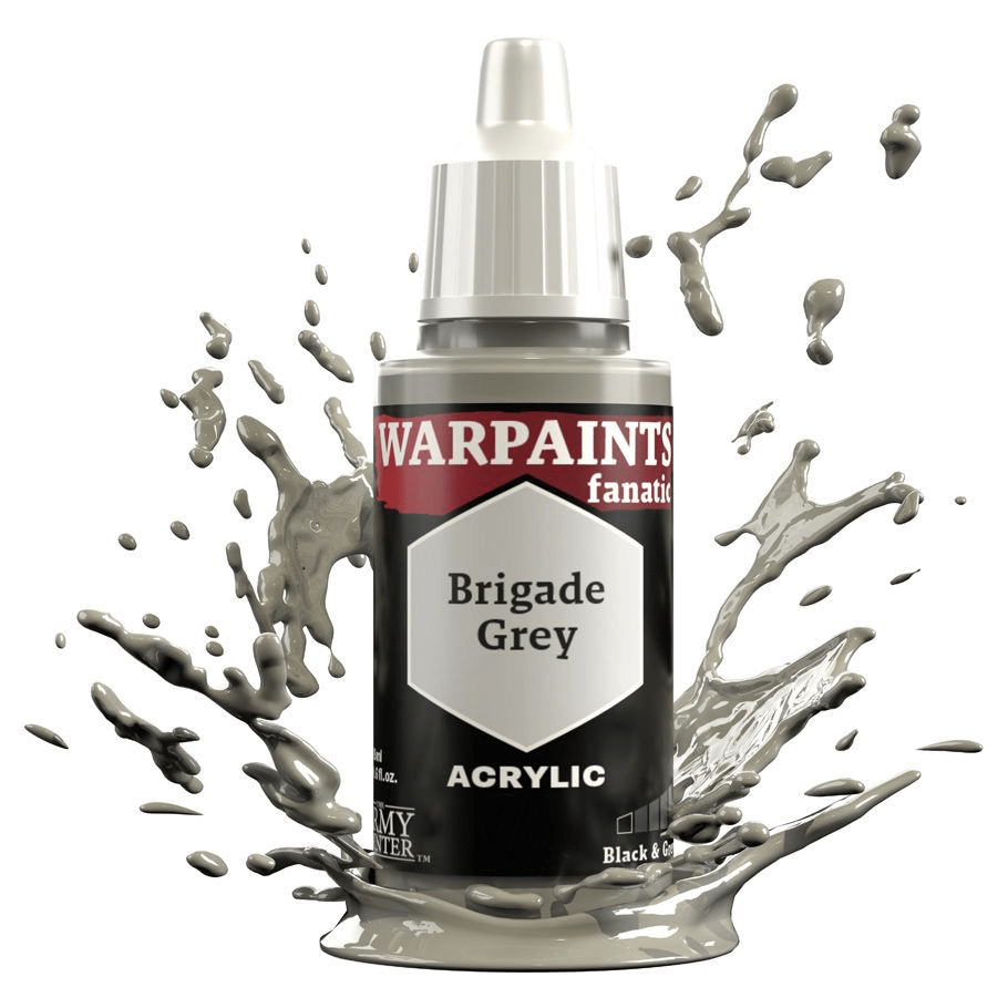 The Army Painter - Warpaints Fanatic: Brigade Grey (18ml) - The Feisty Goblin Gamehouse -