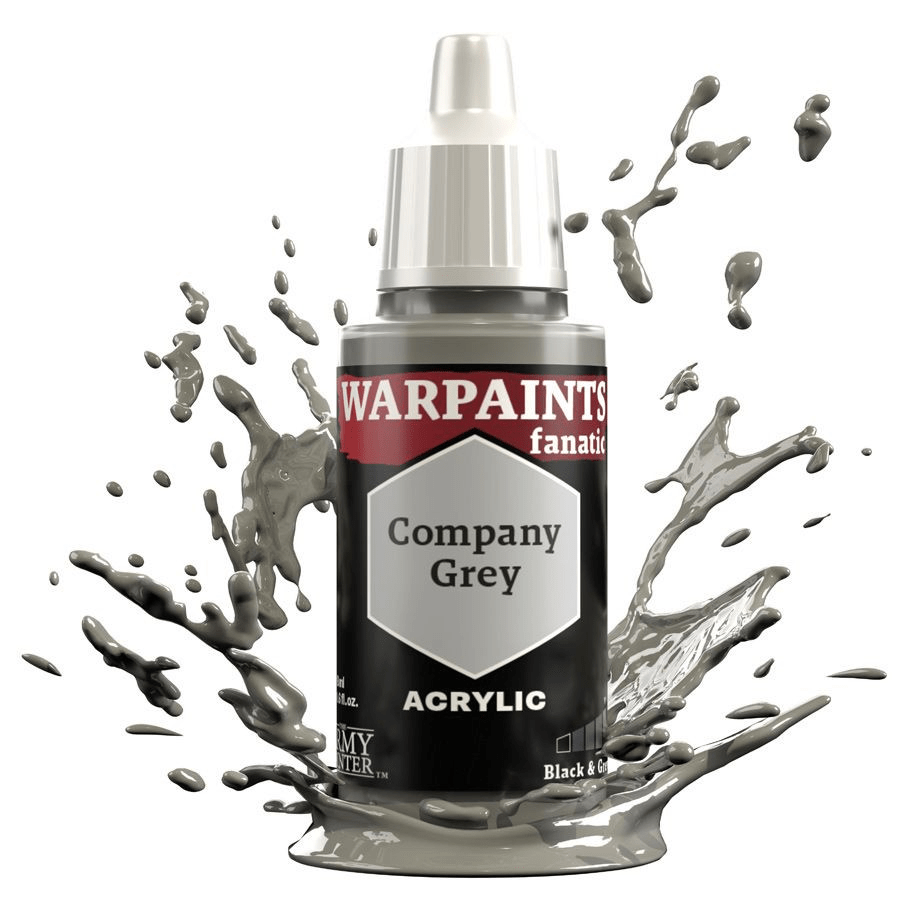 The Army Painter - Warpaints Fanatic: Company Grey (18ml) - The Feisty Goblin Gamehouse -