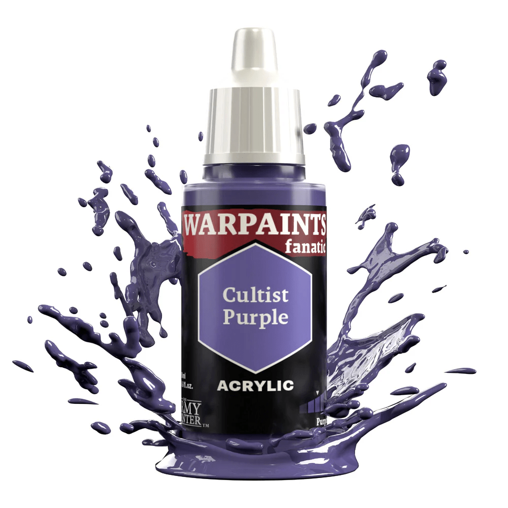 The Army Painter - Warpaints Fanatic: Cultist Purple (18ml) - The Feisty Goblin Gamehouse -