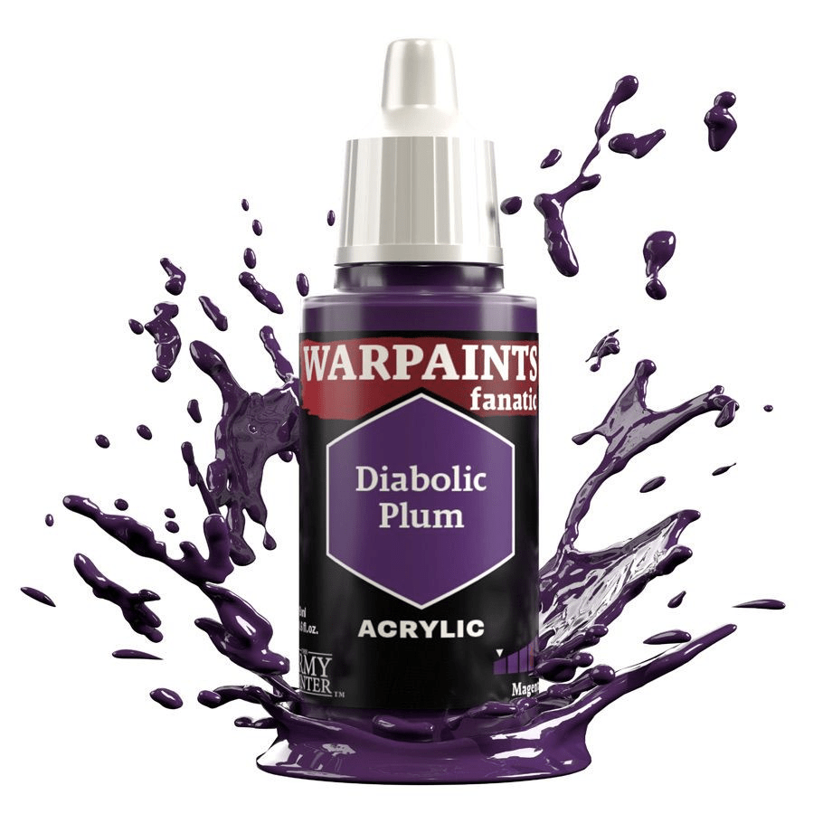 The Army Painter - Warpaints Fanatic: Diabolic Plum (18ml) - The Feisty Goblin Gamehouse -