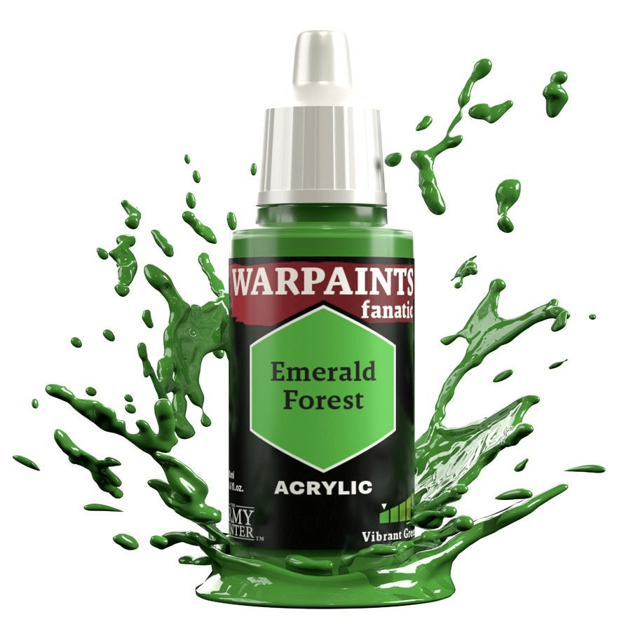 The Army Painter - Warpaints Fanatic: Emerald Forest (18ml) - The Feisty Goblin Gamehouse