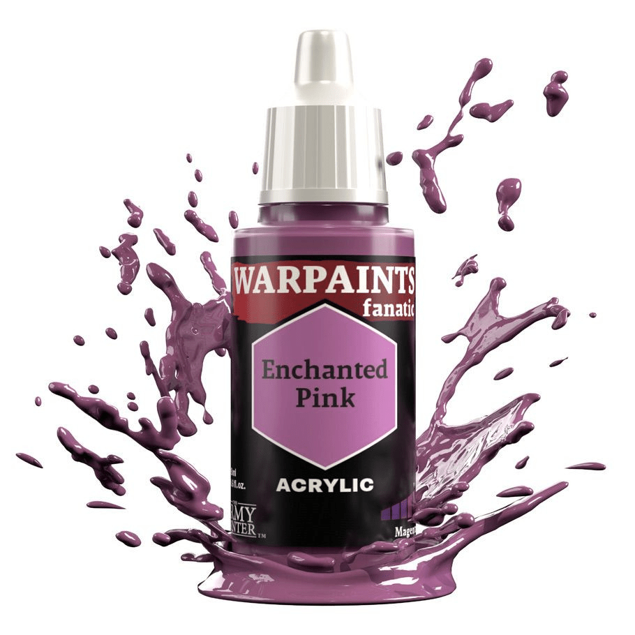 The Army Painter - Warpaints Fanatic: Enchanted Pink (18ml) - The Feisty Goblin Gamehouse -