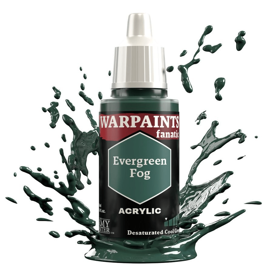 The Army Painter - Warpaints Fanatic: Evergreen Fog (18ml) - The Feisty Goblin Gamehouse -
