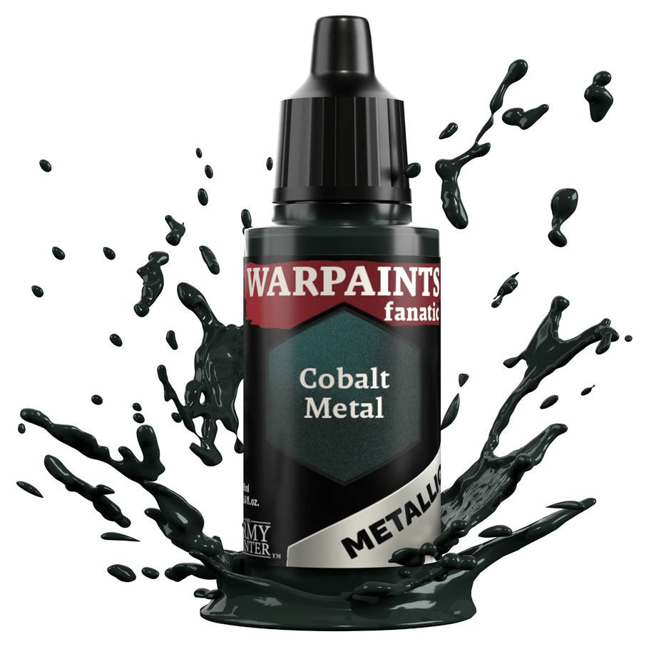 The Army Painter - Warpaints Fanatic Metallic: Cobalt Metal (18ml) - The Feisty Goblin Gamehouse -
