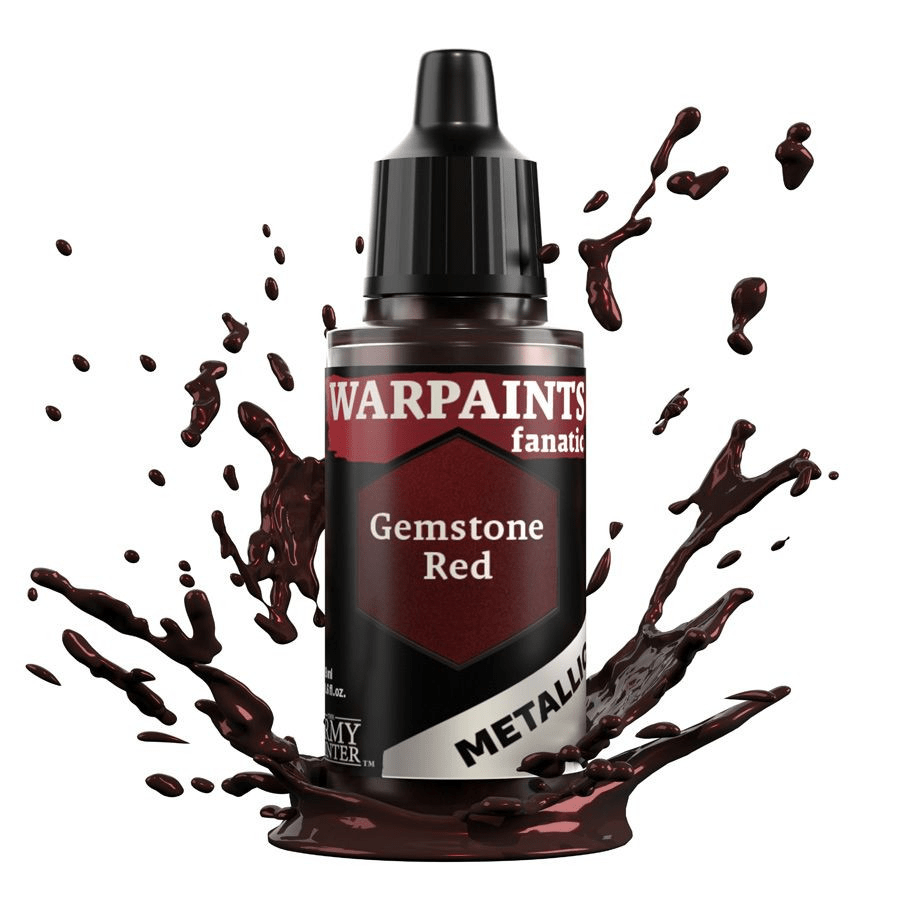 The Army Painter - Warpaints Fanatic Metallic: Gemstone Red (18ml) - The Feisty Goblin Gamehouse -
