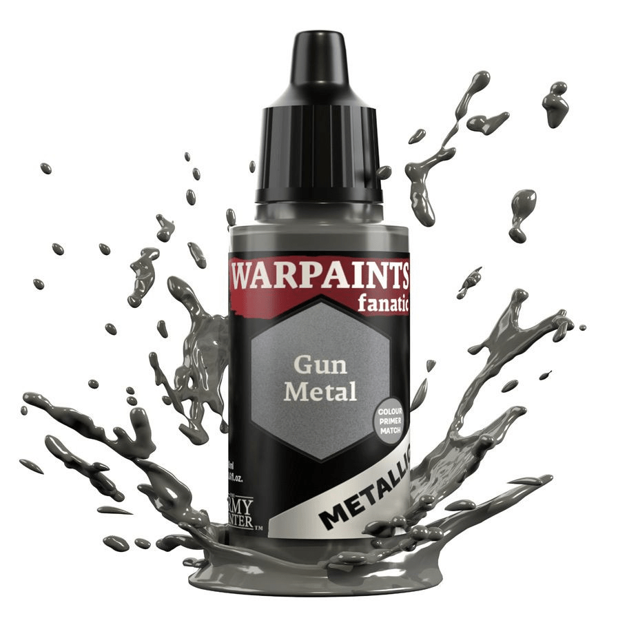 The Army Painter - Warpaints Fanatic Metallic: Gun Metal (18ml) - The Feisty Goblin Gamehouse -