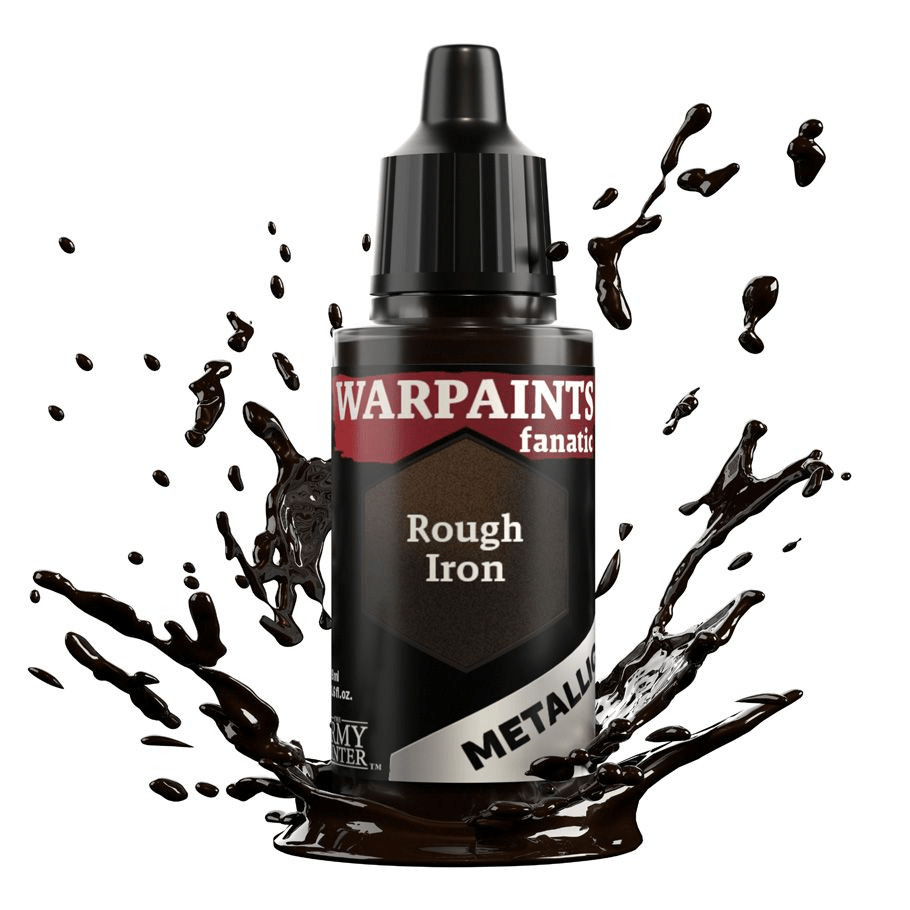 The Army Painter - Warpaints Fanatic Metallic: Rough Iron (18ml) - The Feisty Goblin Gamehouse -