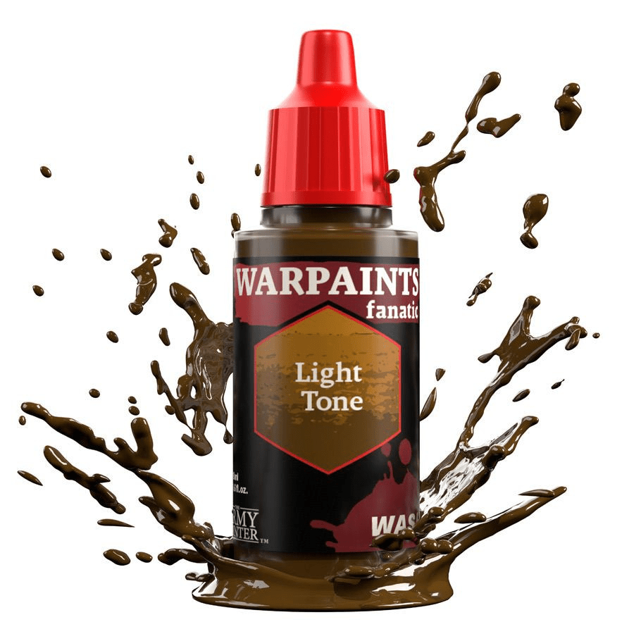 The Army Painter - Warpaints Fanatic Wash: Light Tone (18ml) - The Feisty Goblin Gamehouse -