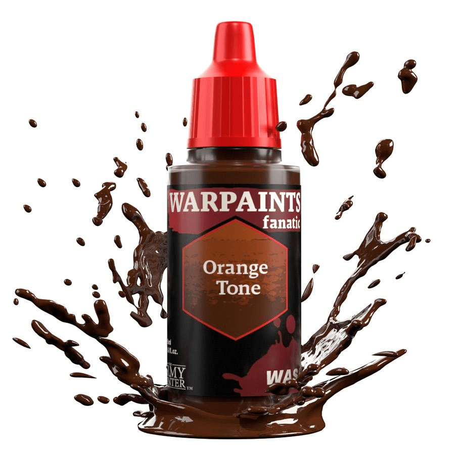 The Army Painter - Warpaints Fanatic Wash: Orange Tone (18ml) - The Feisty Goblin Gamehouse -