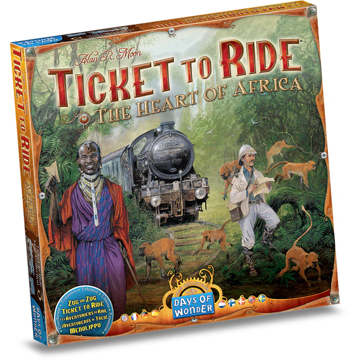 Ticket to Ride: Africa Map Collection 3 - The Feisty Goblin Gamehouse -