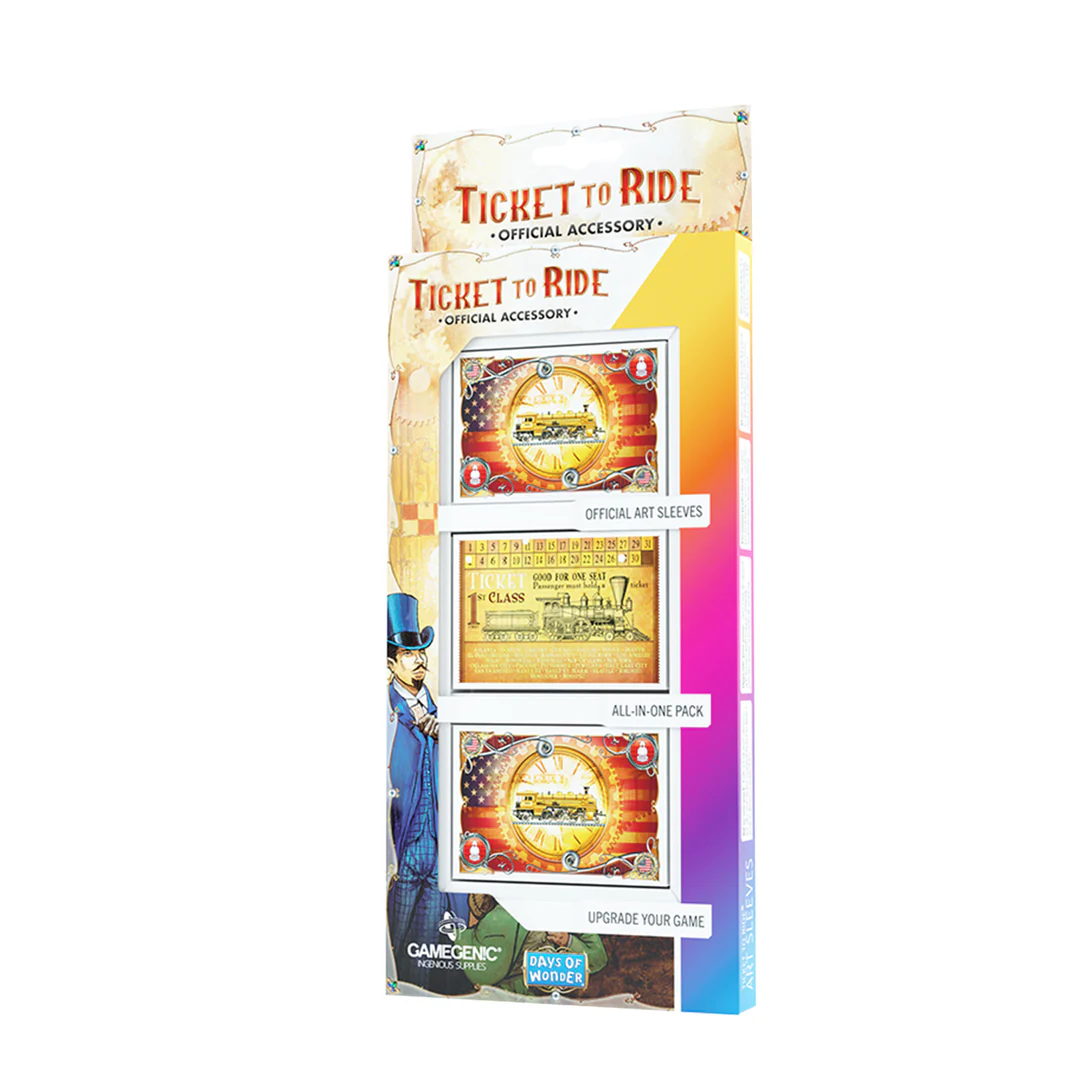 Ticket to Ride Art Sleeves - The Feisty Goblin Gamehouse -