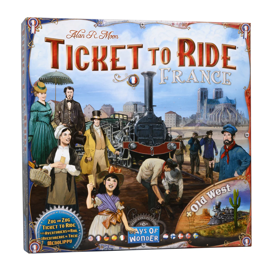 Ticket to Ride: France-Old West Map 6 - The Feisty Goblin Gamehouse -