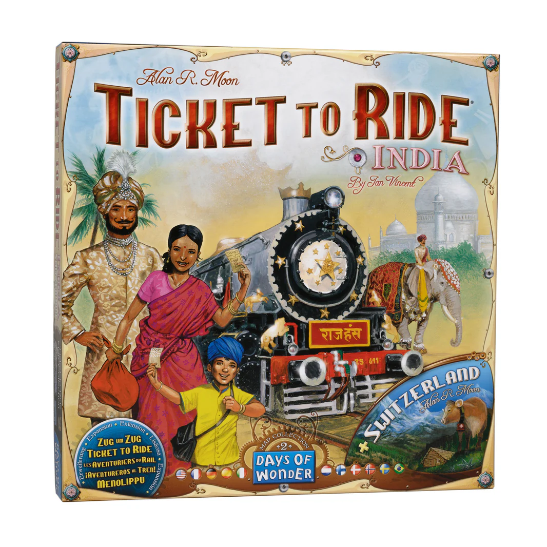 Ticket to Ride: India Map Collection 2 - The Feisty Goblin Gamehouse -