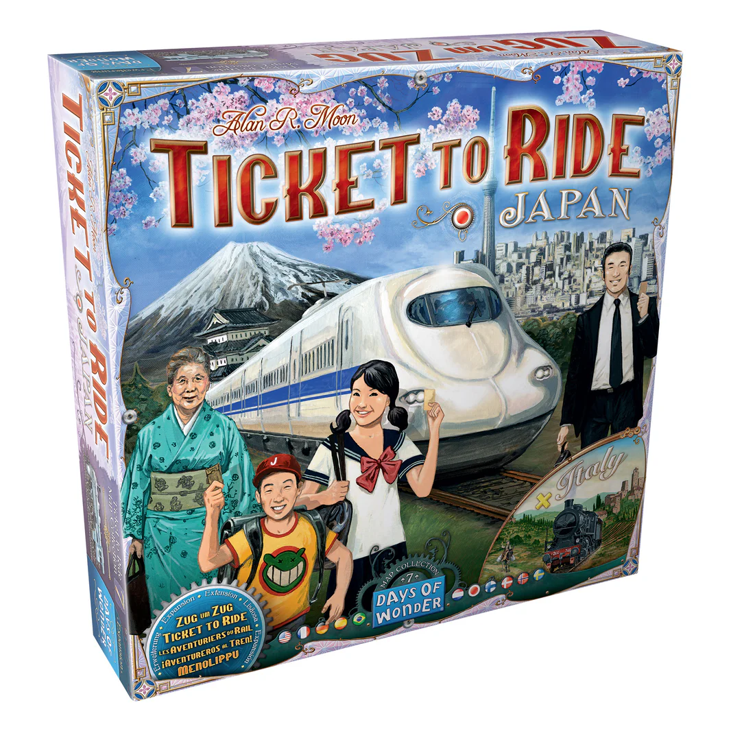 Ticket to Ride: Japan and Italy Map 7 (Days of Wonder) - The Feisty Goblin Gamehouse -