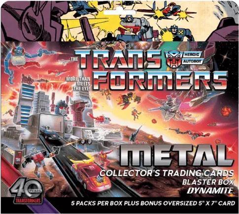 Transformers 40th Metal Trading Cards Blaster Boxes - The Feisty Goblin Gamehouse -