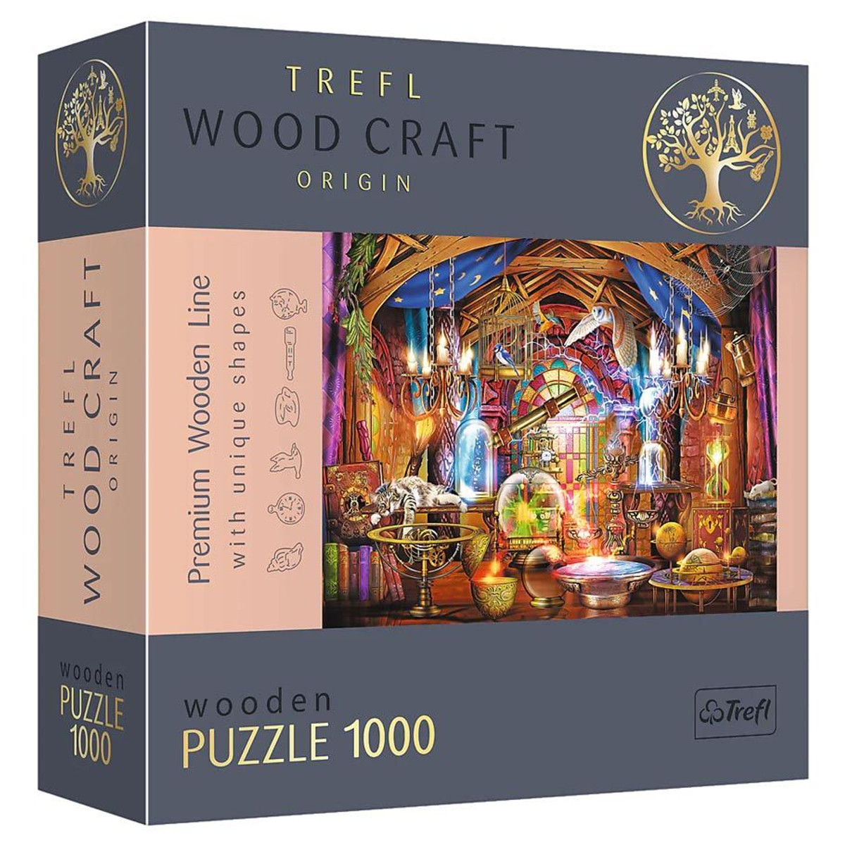 Trefl Wood Craft - Magical Cahmber Wooden Puzzle (1000 Piece) - The Feisty Goblin Gamehouse -