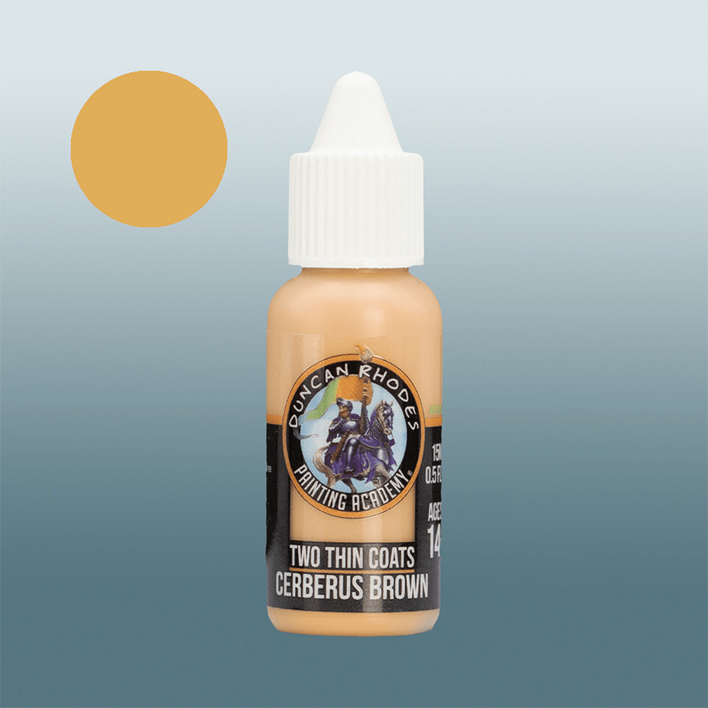 Two Thin Coats - Cerberus Brown (15ml) - The Feisty Goblin Gamehouse -