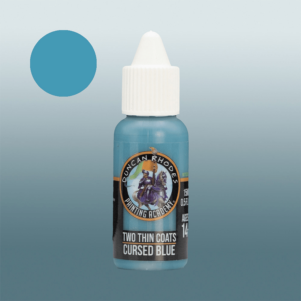 Two Thin Coats - Cursed Blue (15ml) - The Feisty Goblin Gamehouse -