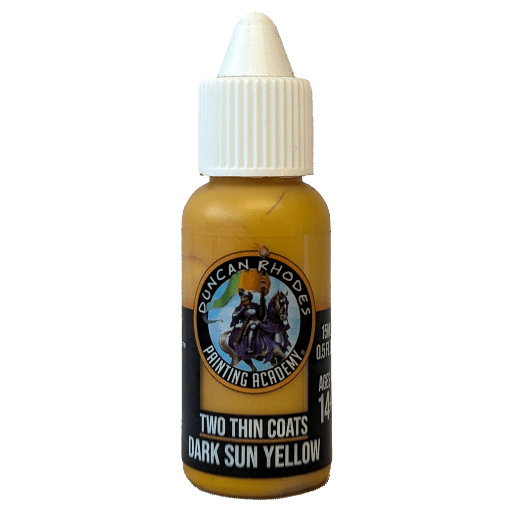 Two Thin Coats - Dark Sun Yellow (15ml) - The Feisty Goblin Gamehouse -