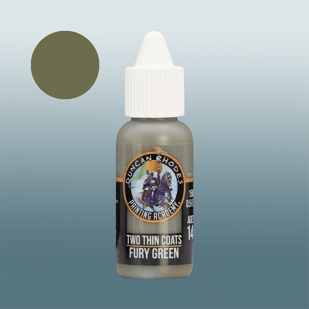 Two Thin Coats - Fury Green (15ml) - The Feisty Goblin Gamehouse -