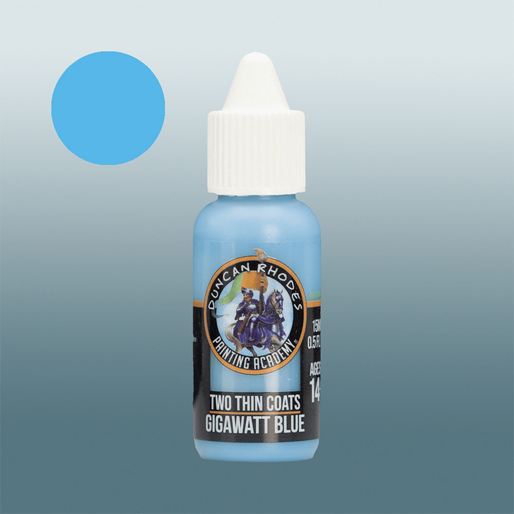 Two Thin Coats - Gigawatt Blue (15ml) - The Feisty Goblin Gamehouse -