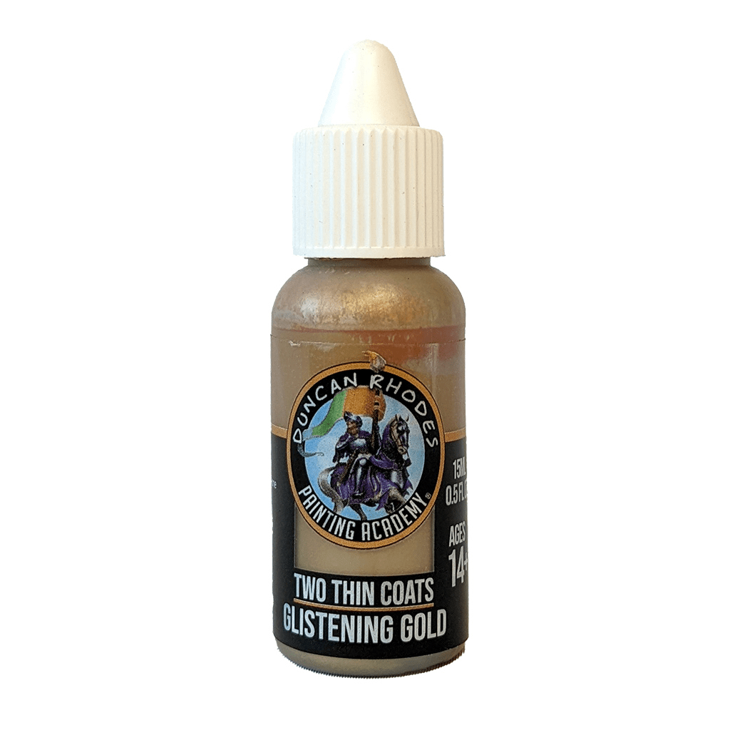 Two Thin Coats - Glistening Gold (15ml) - The Feisty Goblin Gamehouse -