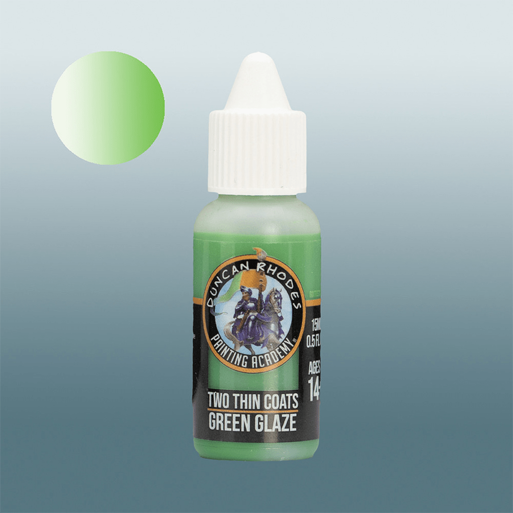 Two Thin Coats - Green Glaze (15ml) - The Feisty Goblin Gamehouse -