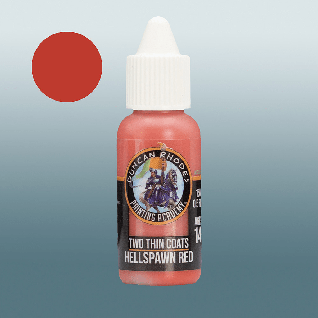 Two Thin Coats - Hellspawn Red (15ml) - The Feisty Goblin Gamehouse -