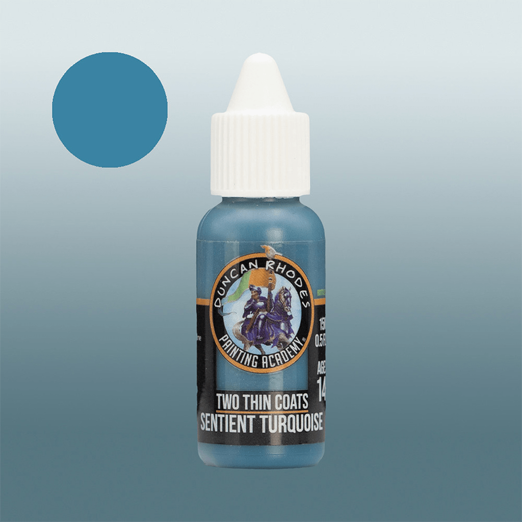 Two Thin Coats - Sentient Turquoise (15ml) - The Feisty Goblin Gamehouse -
