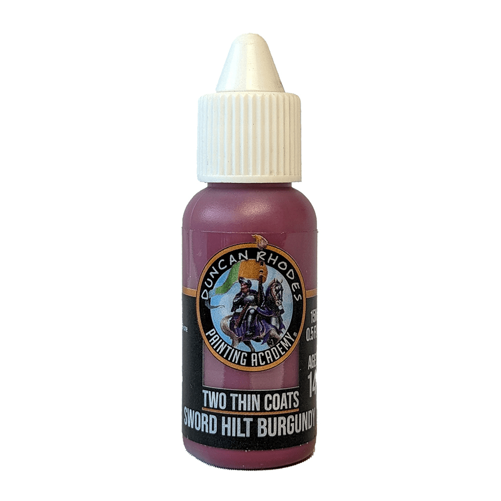 Two Thin Coats - Sword Hilt Burgundy (15ml) - The Feisty Goblin Gamehouse -