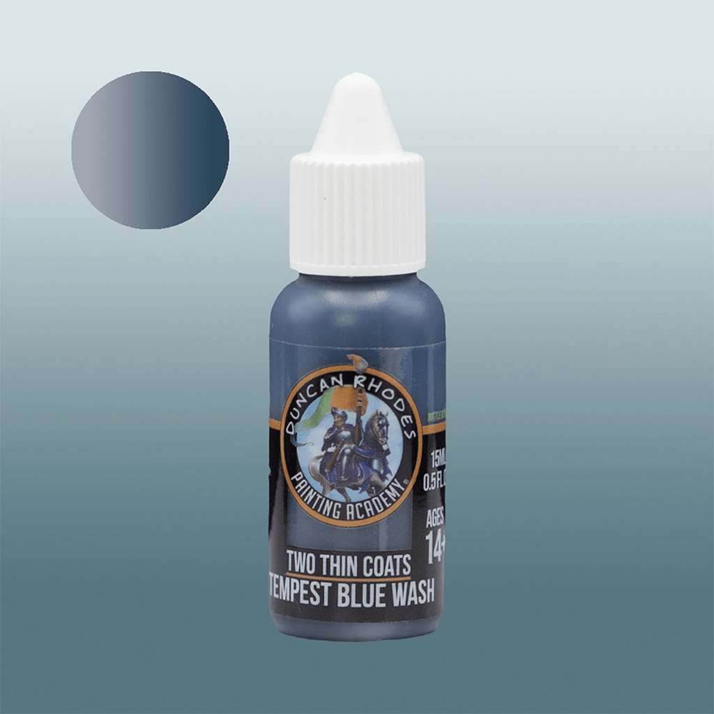 Two Thin Coats - Tempest Blue Wash (15ml) - The Feisty Goblin Gamehouse -