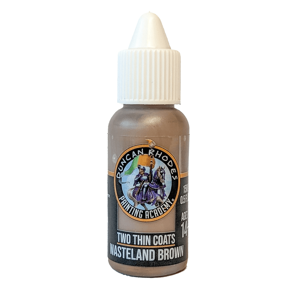 Two Thin Coats - Wasteland Brown (15ml) - The Feisty Goblin Gamehouse -