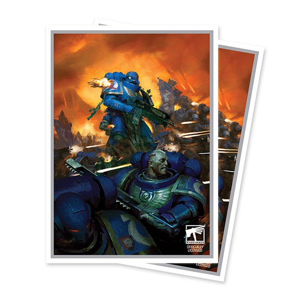 Ultra PRO - Deck Protectors for Warhammer 40,000: Space Marines - Adeptus Astartes (105ct) - The Feisty Goblin Gamehouse -
