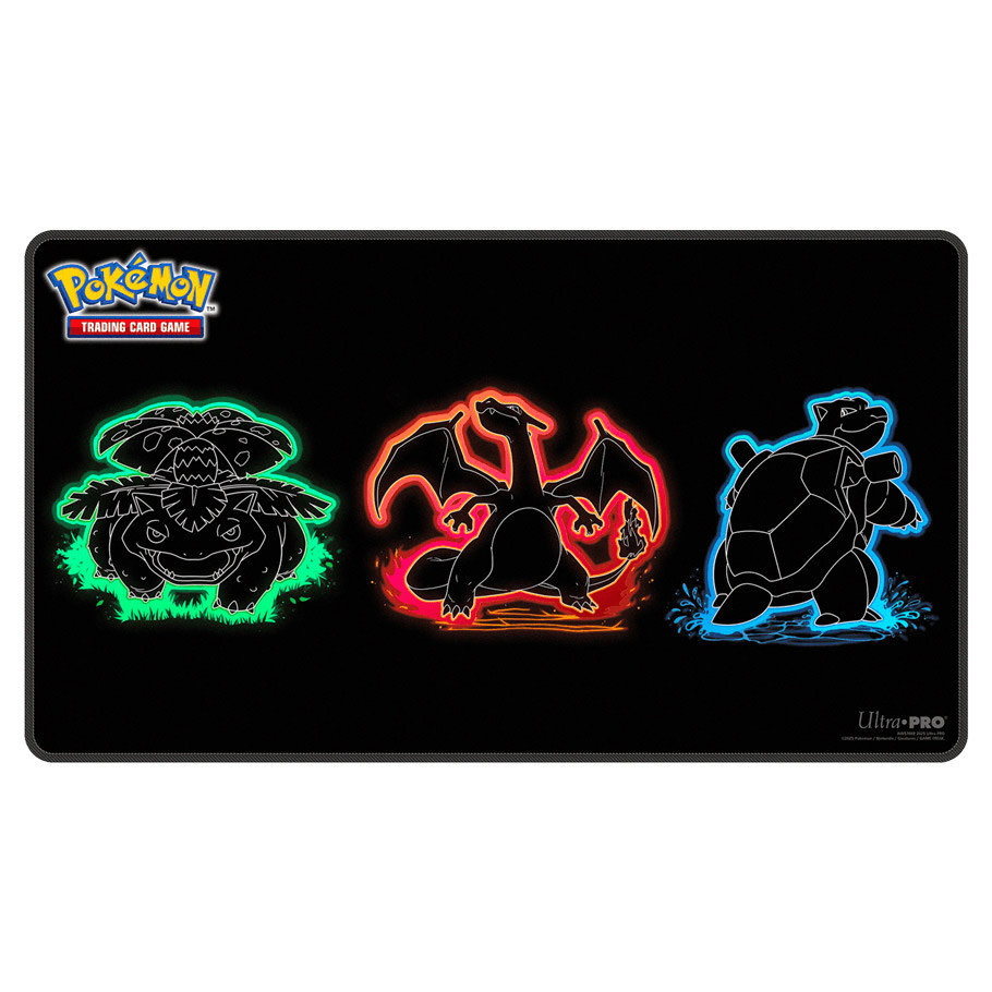 Ultra PRO Holofoil Playmat: Pokémon: Neon Kanto - The Feisty Goblin Gamehouse -