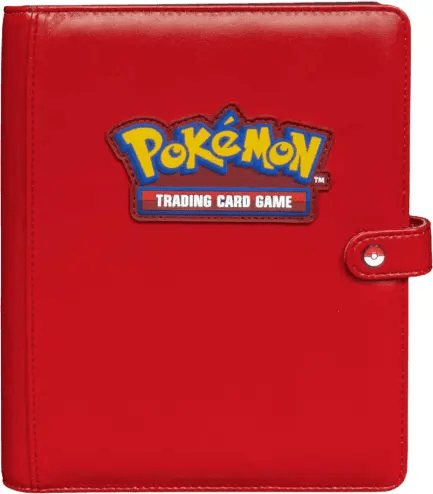 Ultra-PRO - Pokemon 4 Pocket: Red Premium Snap Binder with Logo - The Feisty Goblin Gamehouse -