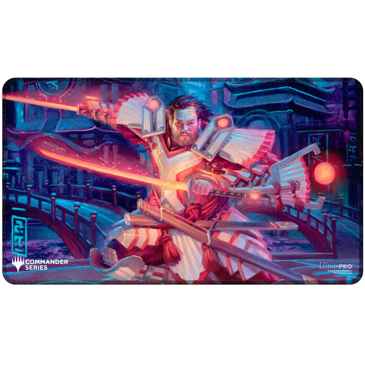 Ultra Pro Stitched Playmat Magic the Gathering Commander 5 Isshin - The Feisty Goblin Gamehouse -