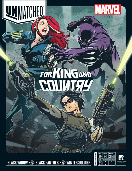 Unmatched: Marvel For King and Country - The Feisty Goblin Gamehouse -