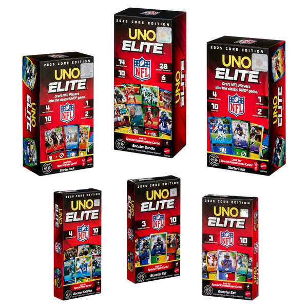UNO: Elite NFL Starter Pack 2025 - The Feisty Goblin Gamehouse -