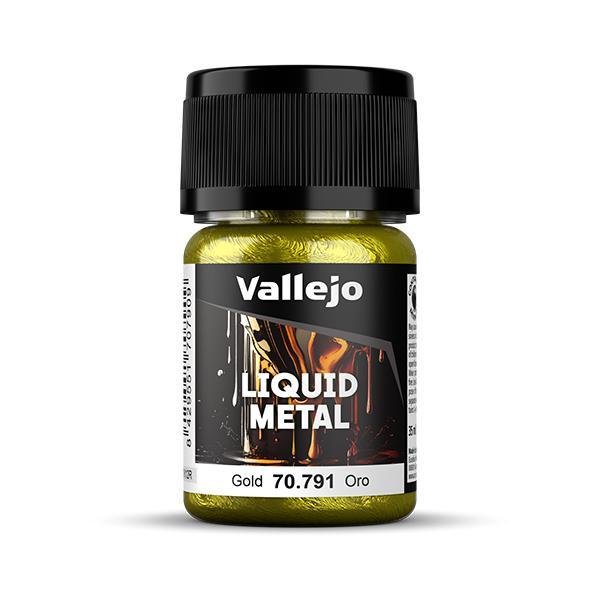 Vallejo - Model Color: Alchohol Metallics - Gold (35 ml) - The Feisty Goblin Gamehouse -