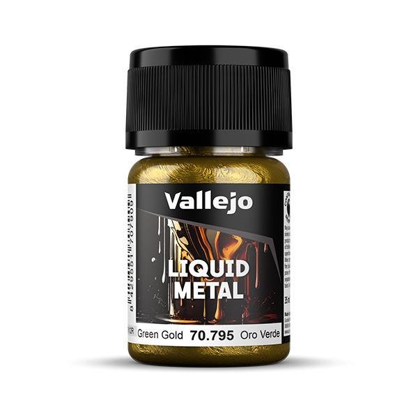Vallejo - Model Color: Alchohol Metallics - Green Gold (35 ml) - The Feisty Goblin Gamehouse -